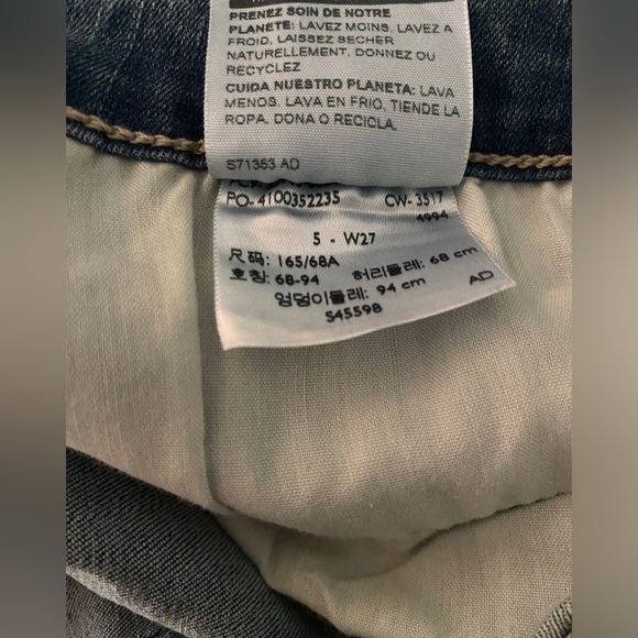Levi’s | DENIZEN BOYFRIEND | Size 27 | Lightly Distressed - Picture 6 of 7